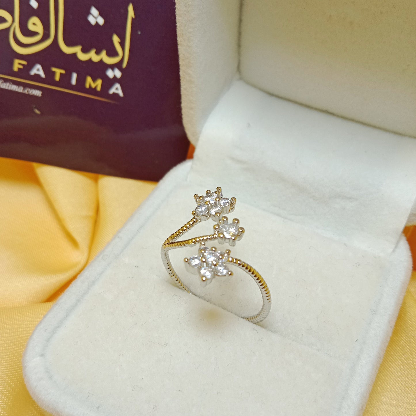 Ishal Fatima Beautiful Leaf Ring